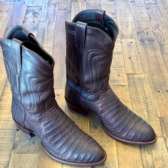 Tecovas The Dillon Men’s Mahogany Caiman 13 EE - Picture 1 of 6